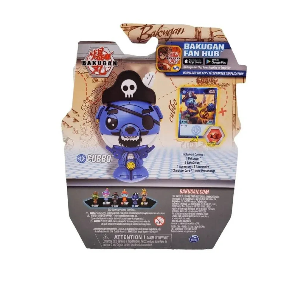 Bakugan Pirate Cubbo Pack Transforming Collectible Action Figure